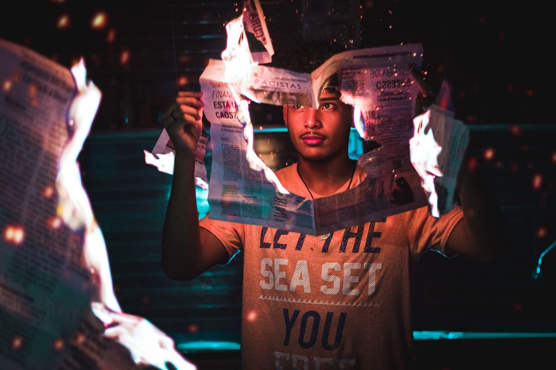 There are many effects of the news and mental health connection. (Image via Pexels/David Gomes)